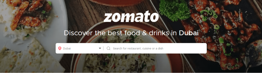 Zomato Food Delivery App | Food Delivery App Development Cost in Dubai
