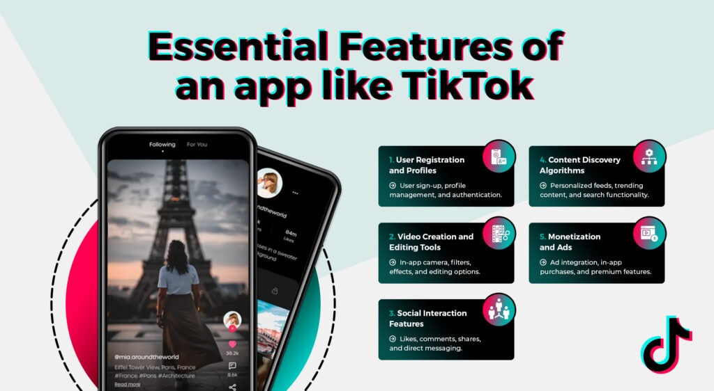 Essential Features of an App Like TikTok